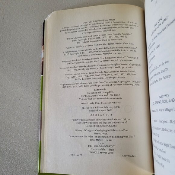 Start you new life today by Joyce Meyers - Picture 3 of 5